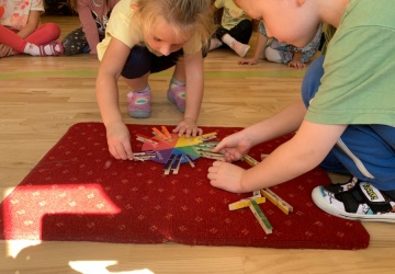 Powiększ obraz: Grupy Montessori - kolory, części ciała